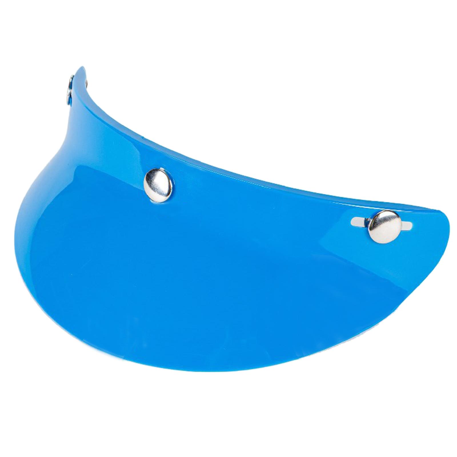 Vintage 3-Snap Motorcycle Helmet Visor Peak UV Sunshield for Most Open Face Half Face Or Vintage Helmets,15cm x 5cm