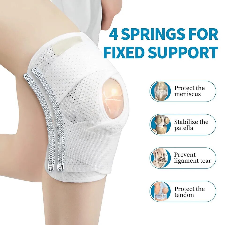 Đai bảo vệ đầu gối thể thao Sports Kneepad Men Women Pressurized Elastic Knee