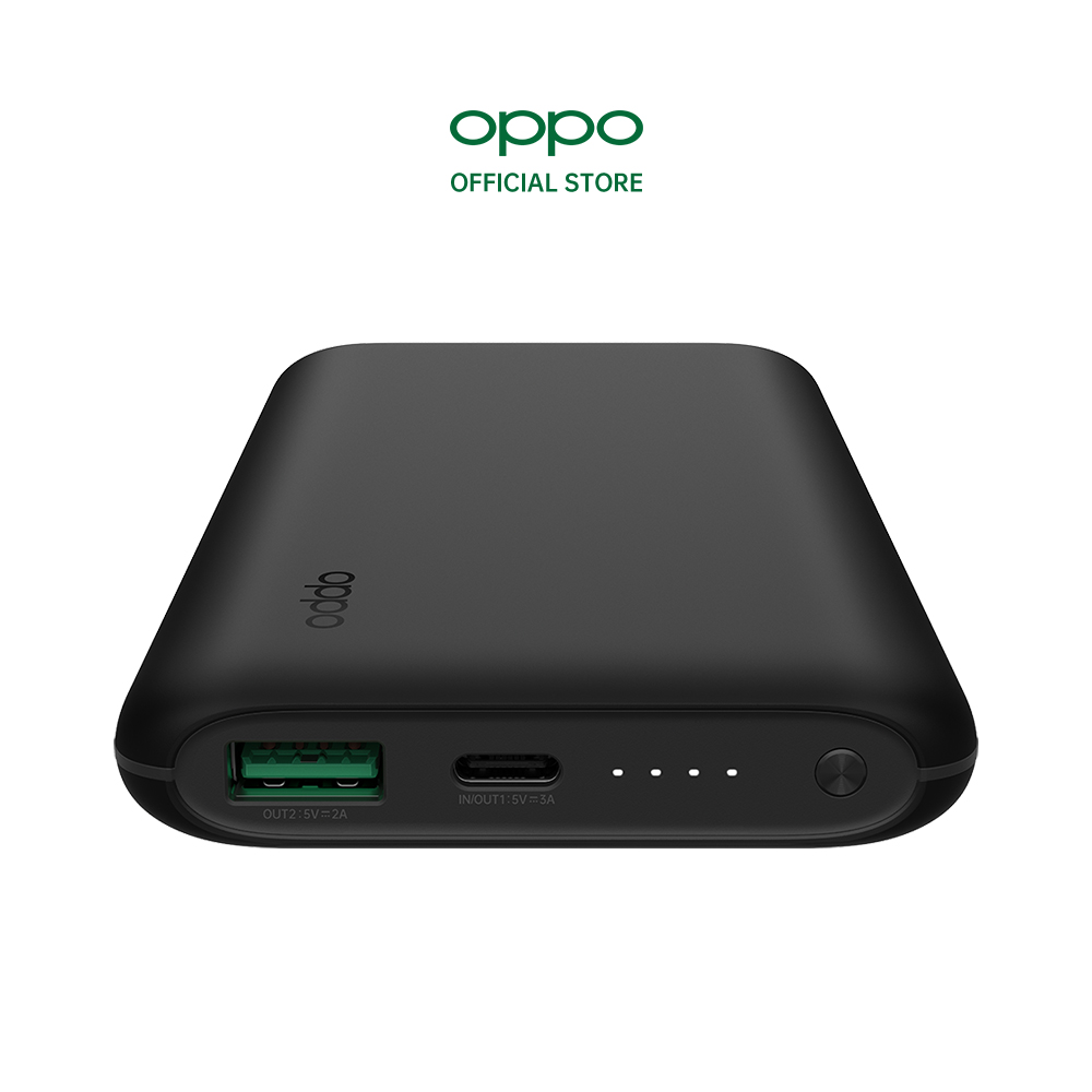 Pin Sạc Dự Phòng Siêu Nhanh OPPO Super VOOC 30W 10.000 mAh PBV02 | 1 USB Và 1 Type C | Hàng Chính Hãng