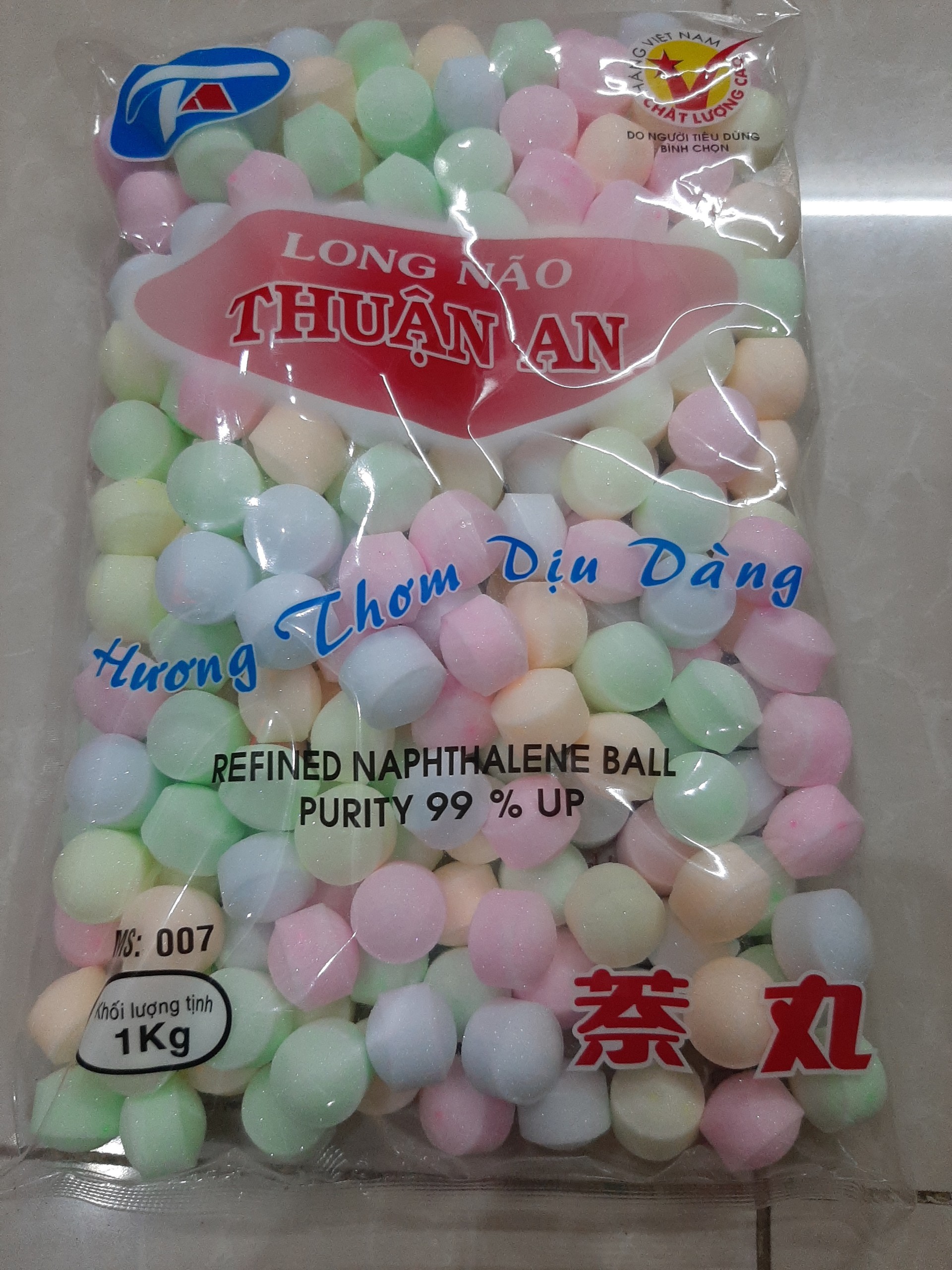 1kg long não thơm Thuận An viên tròn đủ màu