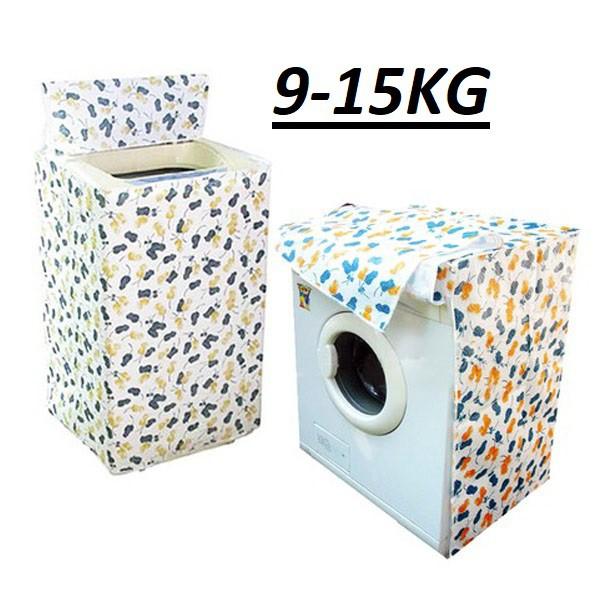 LOẠI CAO CẤP - Áo trùm máy giặt vải dù caro, hoa văn nhiều họa tiết - giao ngẫu nhiên
