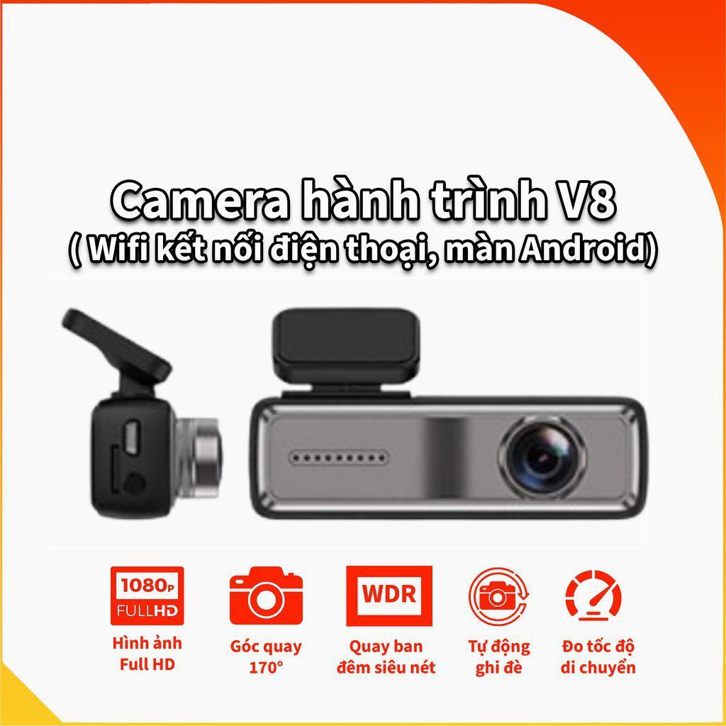 Camera hành trình WIFI V8 Full HD 1080P kết nối WIFI với điện thoại và màn android ô tô