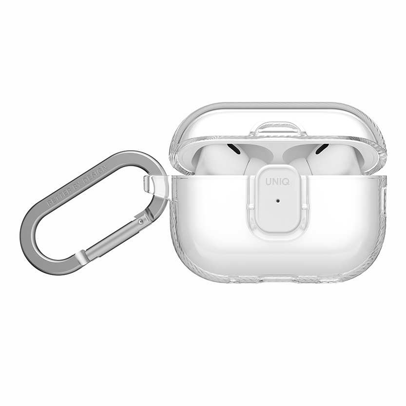 Bao Case cho Airpods Pro 3 UNIQ Glase Pro Ultra Clear Snap Closure Case - Hàng Chính Hãng