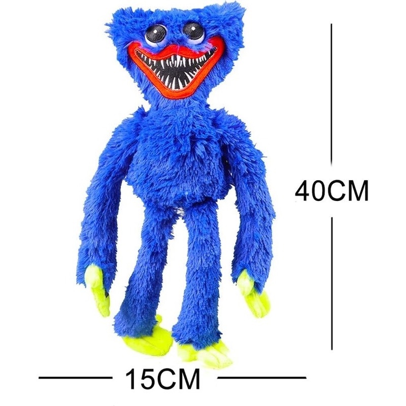 Gấu bông Huggy Wuggy siêu dễ thương – Nhiều mầu - Size 40 cm – Quà tặng thú nhồi bông nhân vật hoạt hình Poppy Playtime – Gối ôm cho bé ngủ ngon