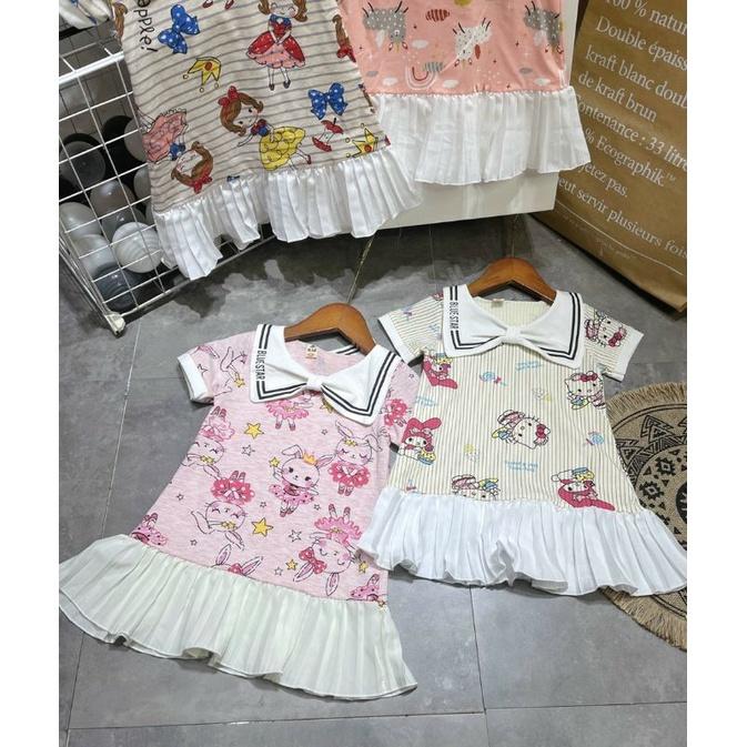 Trình làng mẫu váy cực cute cho bé chất cotton mềm mịn cho bé