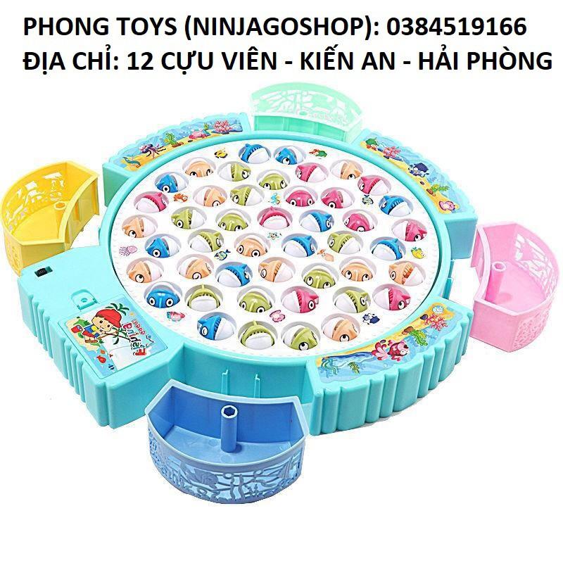 Bộ đồ chơi câu cá có nhạc chạy bằng pin cho bé (ảnh thật shop tự chụp)