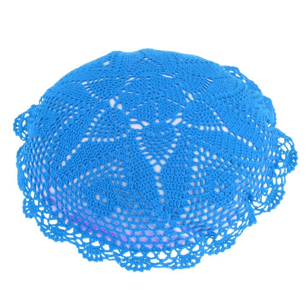 Handmade Crochet Cotton Pillow Cases W/ Pillow Core Soft Sofa Pillow Cushion