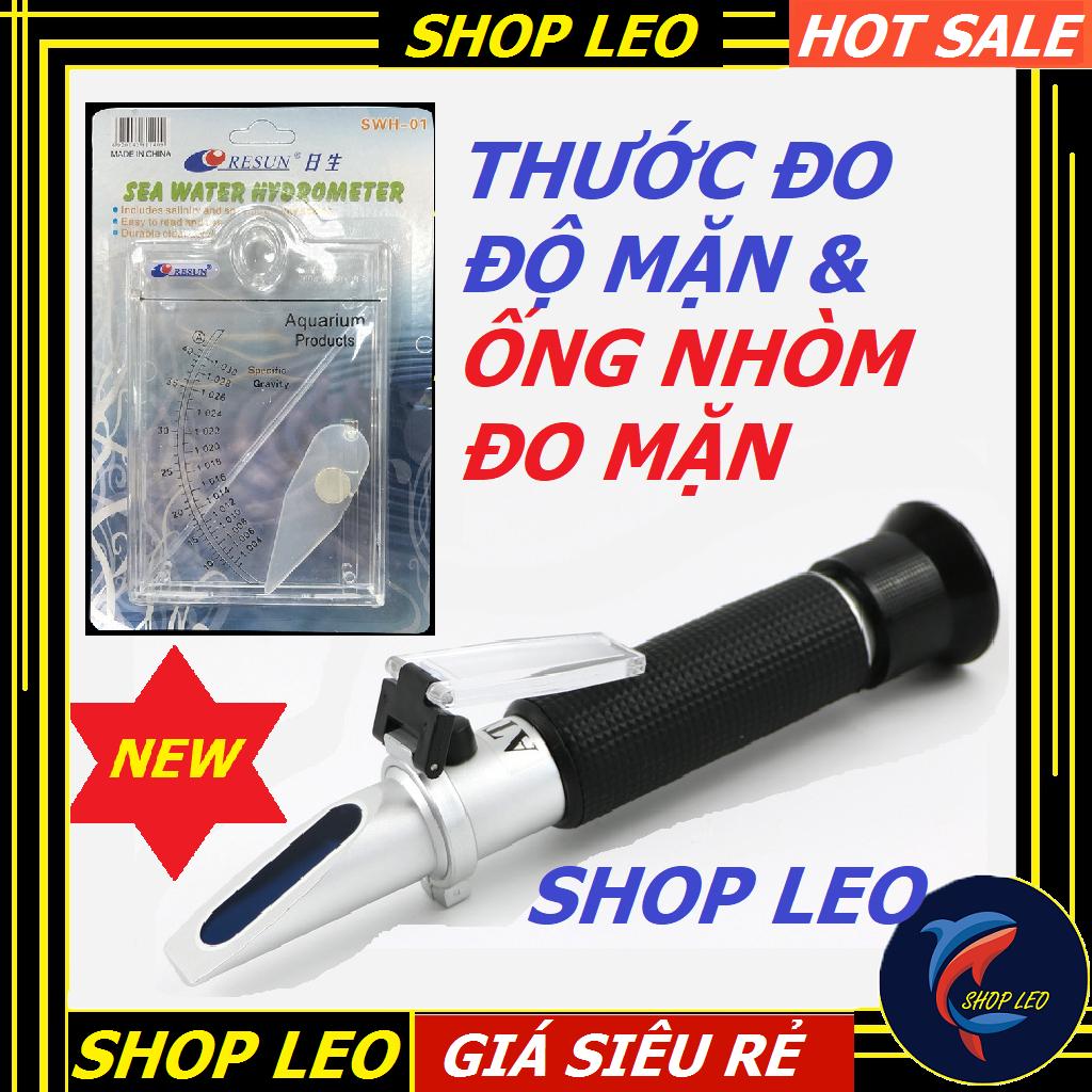 Bút Đo độ mặn và thước đo độ mặn- Ống Nhòm Đo Độ Mặn – Khúc Xạ Kế Hồ Cá Biển - phụ kiện hồ nước mặn - shopleo