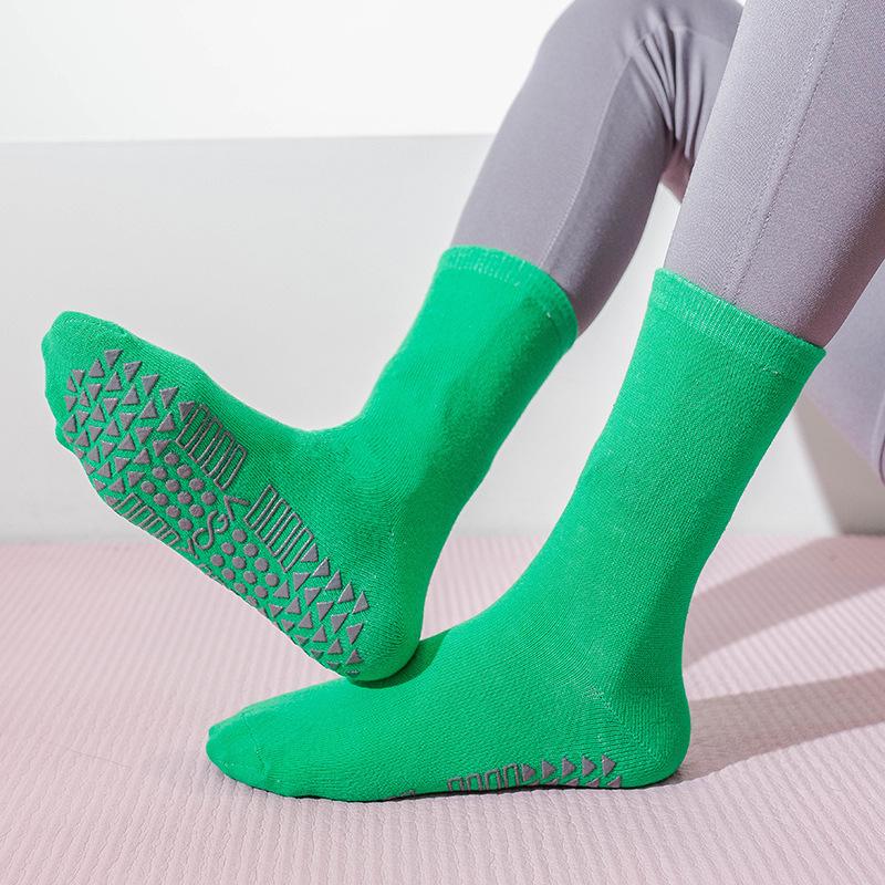 Vớ cotton Yoga không trượt mồ hôi. Color: 11 Size: One Size