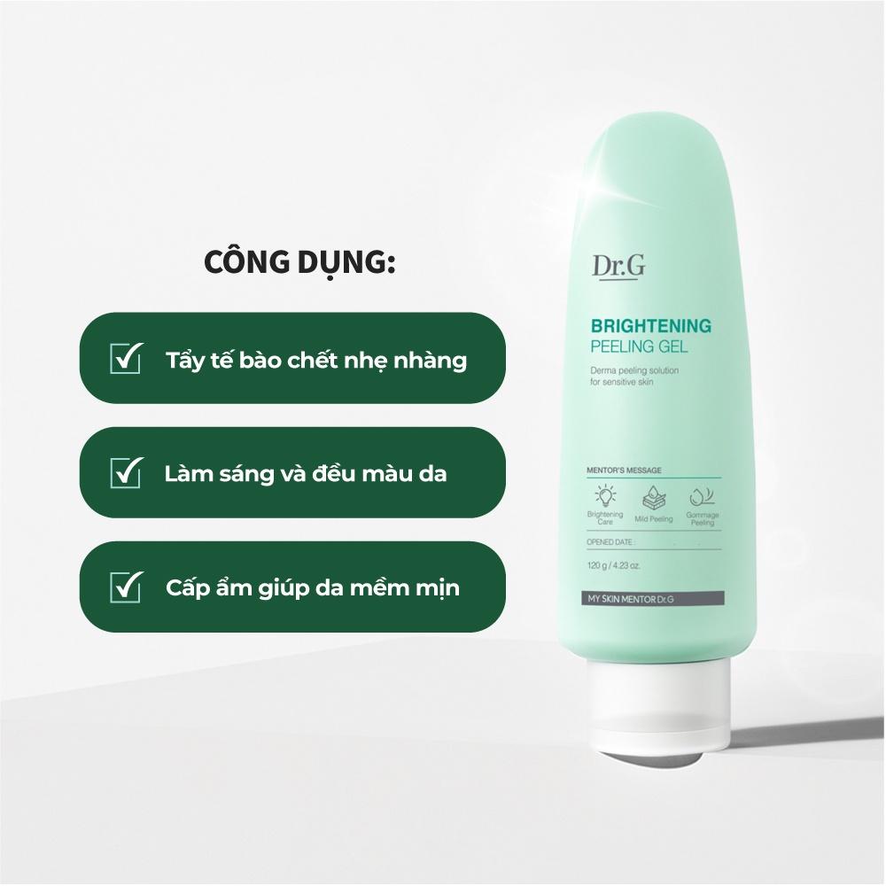 Dr.G Tẩy da chết hỗ trợ dưỡng sáng da Brightening Peeling Gel 120ml