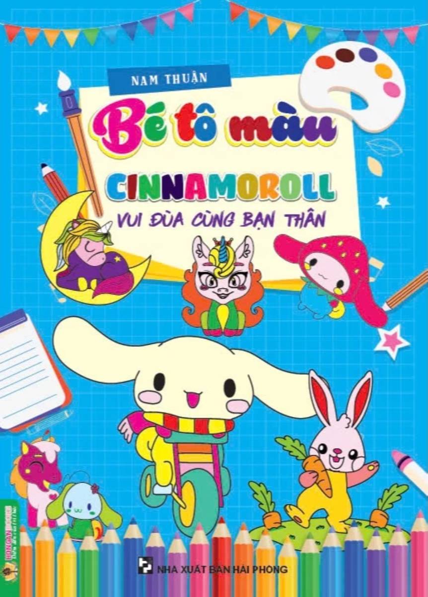 Combo Bé Tô Màu Cinnamoroll + Bé Tô Màu Baby Three (Bộ 4 Cuốn) - HA