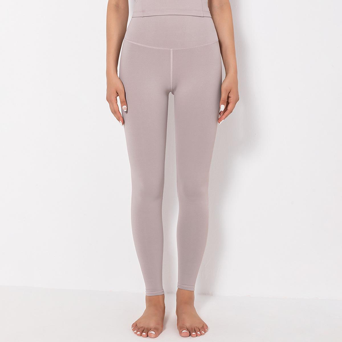 2021 Mới Tập Yoga Nữ Quần Legging Thể Dục Nylon Cao Cấp Quần Dài Nữ Hông Đẩy Lên Quần Tập Gym Nữ quần Áo