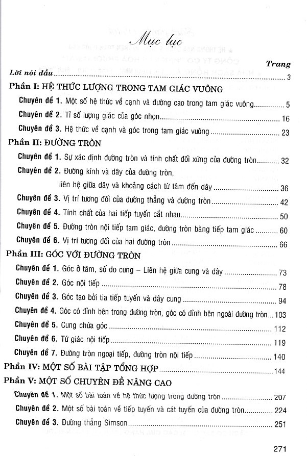 Giải nhanh các chuyên đề hình học 9 (Tài liệu luyện thi vào lớp 10) (Dùng chung cho các bộ SGK)