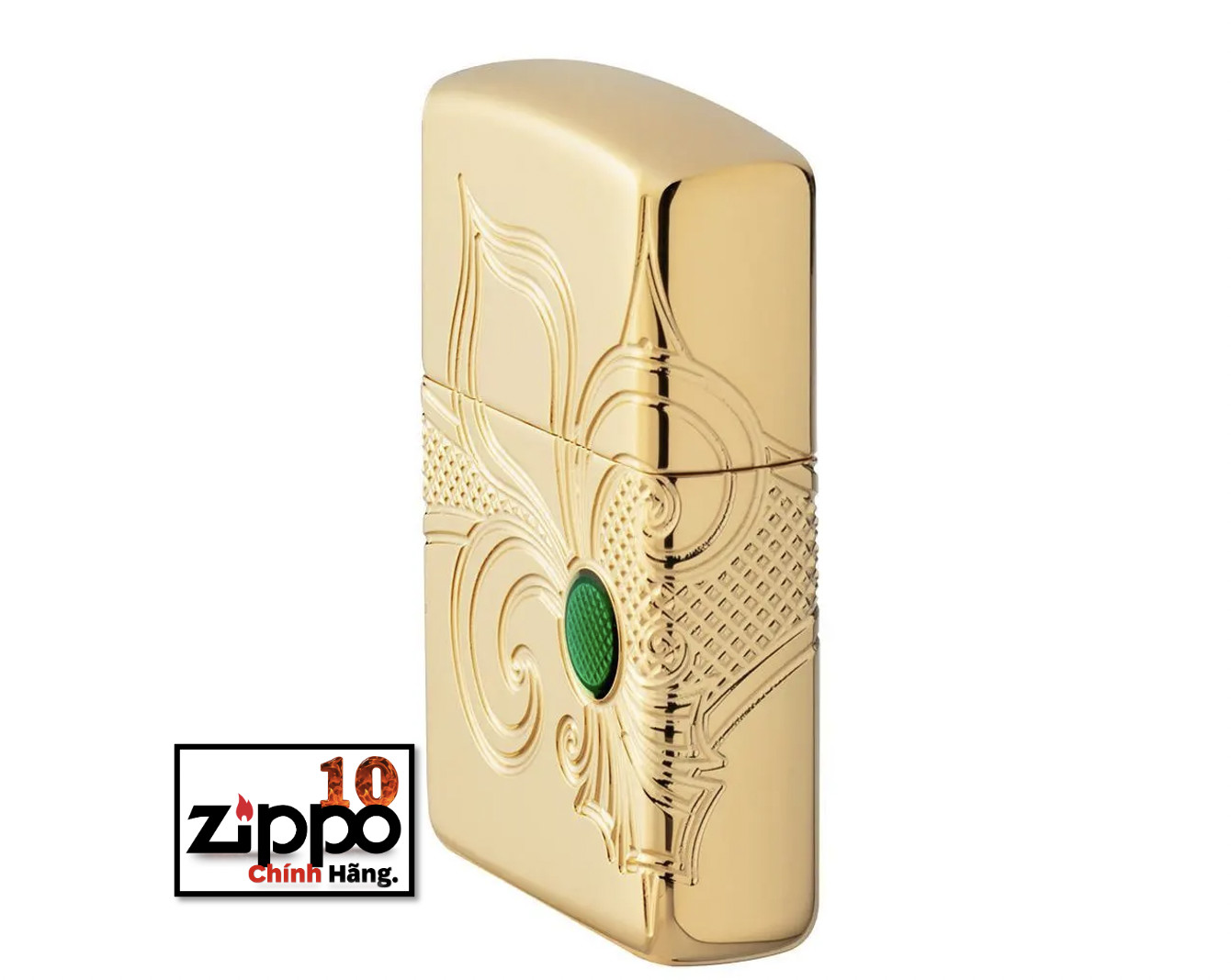 Bật lửa ZIPPO 49108 Armor Fleur-de-lis Design - Chính hãng 100%