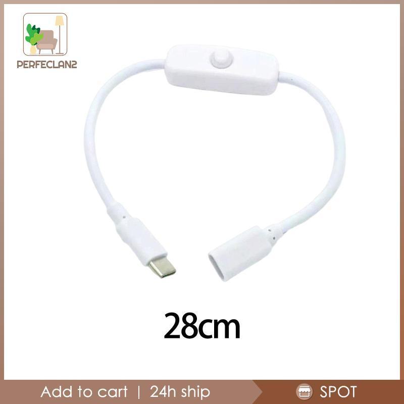 Dây Cáp Mở Rộng Đa Năng Type C Có Công Tắc Bật / Tắt Cho Máy Tính