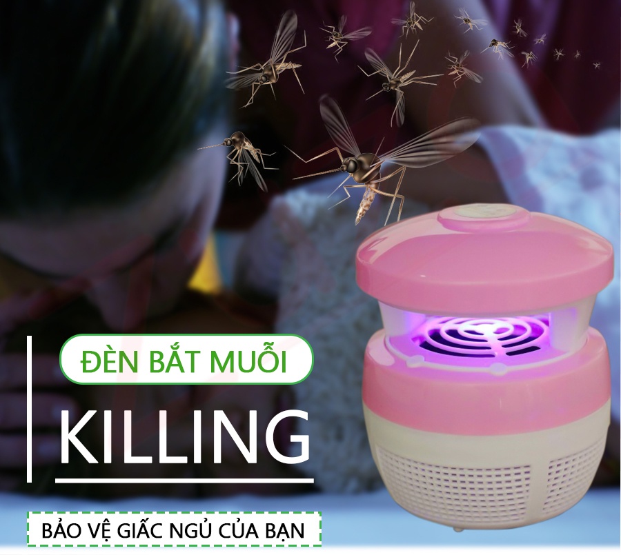 Đèn bắt muỗi nhanh chóng hiệu quả tiết kiệm điện năng Dr.Ozone Killing - Hàng chính hãng