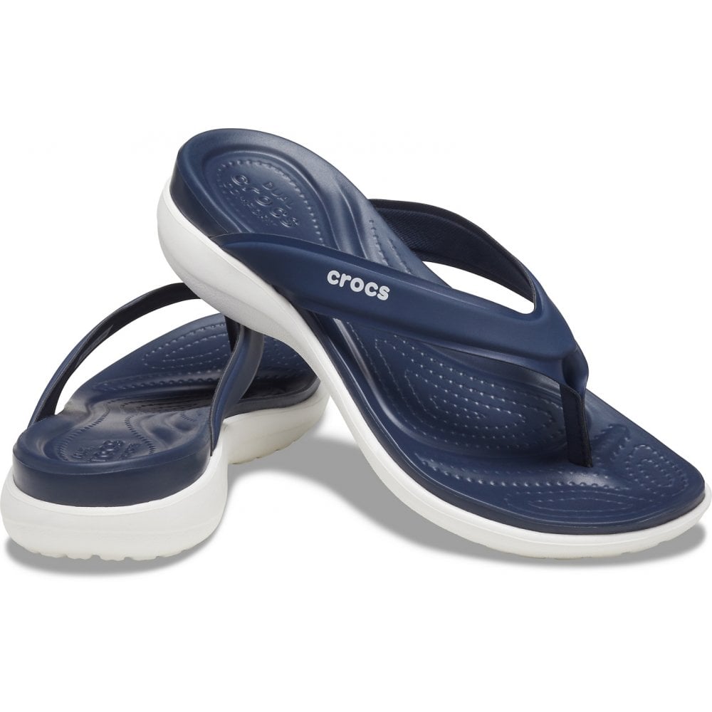 Dép nhựa Nữ CROCS Capri Flip W V Sporty Navy 206780