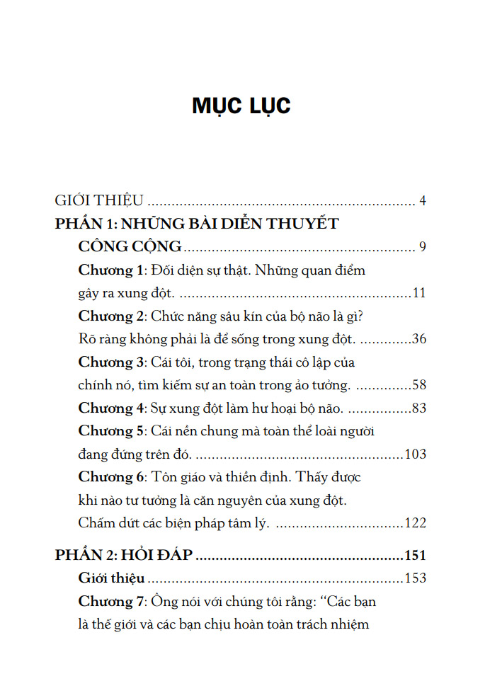 Sách Để Không Còn Xung Đột