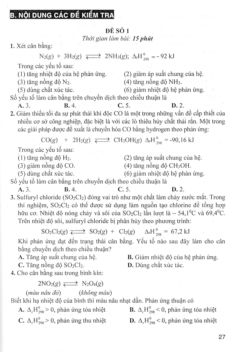Hướng Dẫn Giải Nhanh Đề Kiểm Tra Hóa Học 11 _HA