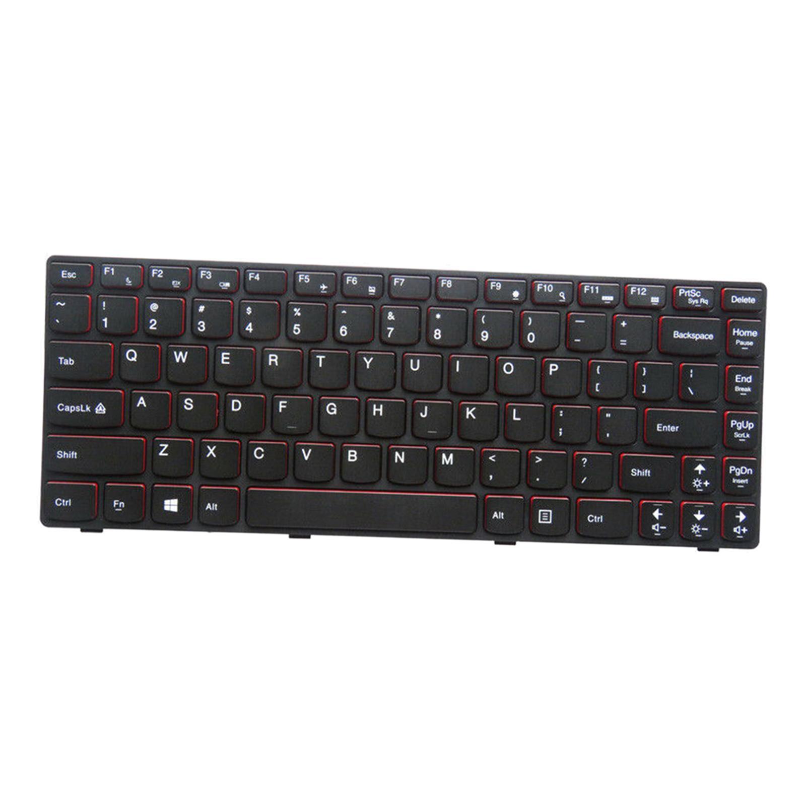 Laptop Replacement US English Keyboard for Y410p Black