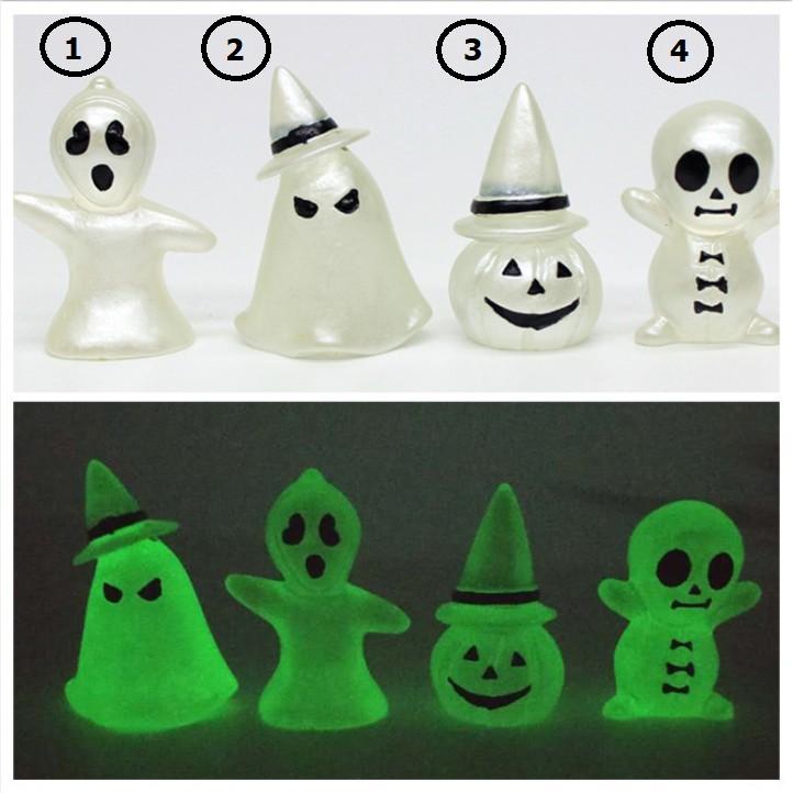 KHO-HN * Mẫu mô hình Halloween có dạ quang nhỏ xinh cho các bạn trang trí tiểu cảnh, terrarium, DIY