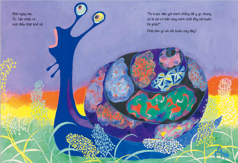 Sách - Tranh Truyện Ehon Nhật Bản - Nỗi Buồn Ốc Sên (Tái Bản 2023)