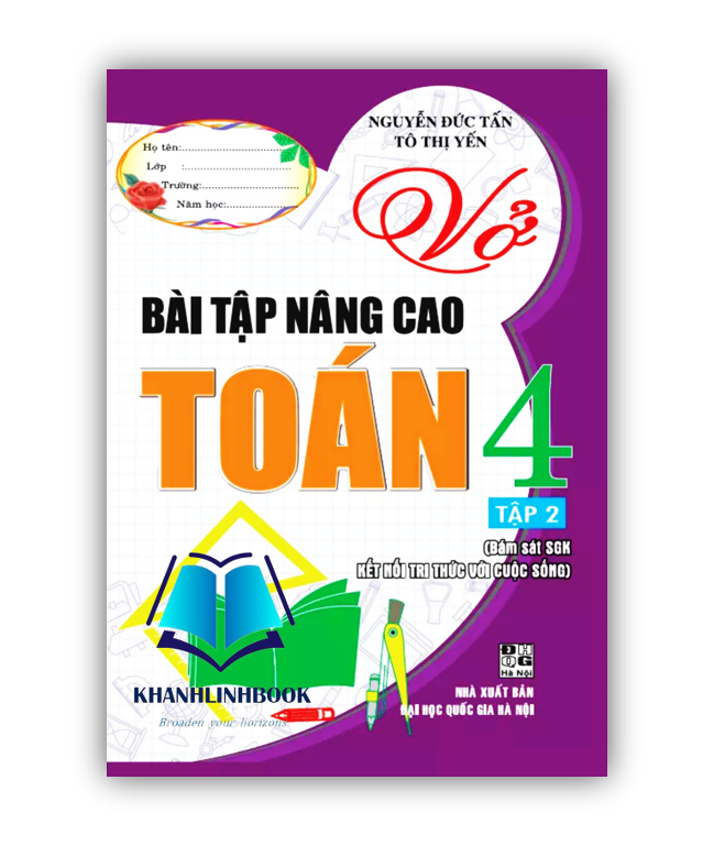 Sách - Combo Vở Bài Tập Nâng Cao Toán 4 - Tập 1 + 2