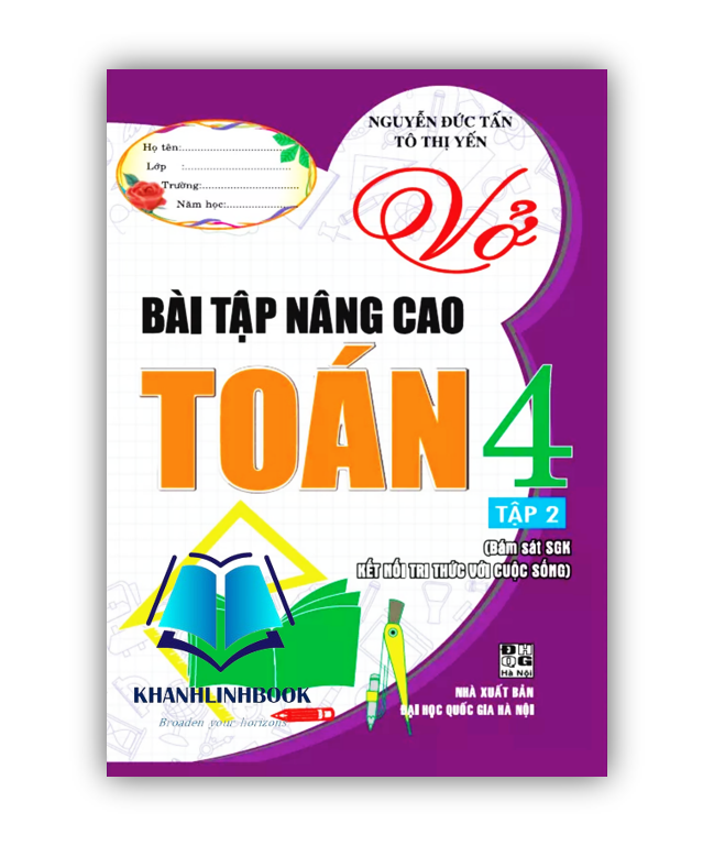 Sách - Combo Vở Bài Tập Nâng Cao Toán 4 - Tập 1 + 2 (Bám Sát Sgk Kết Nối Tri Thức)