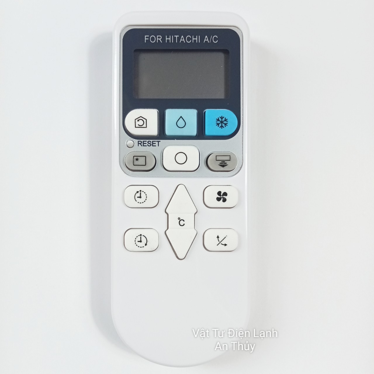 Remote máy lạnh cho HITACHI mẫu mới bầu có nút nguồn xanh - Điều khiển máy lạnh HITACHI - Remote điều hòa HITACHI - Điều khiển điều hòa HITACHI
