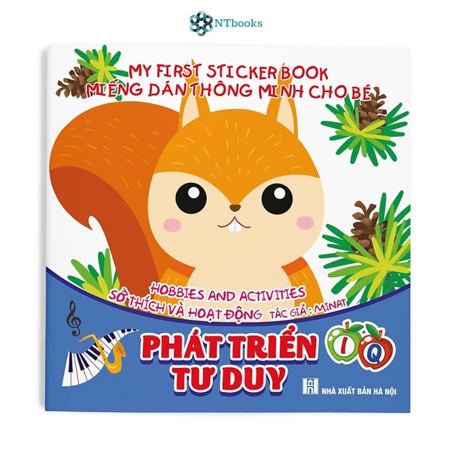 Sách Miếng dán Thông minh cho bé (Phát triển EQ - IQ) - My First Sticker Book - Trọn bộ 6 cuốn