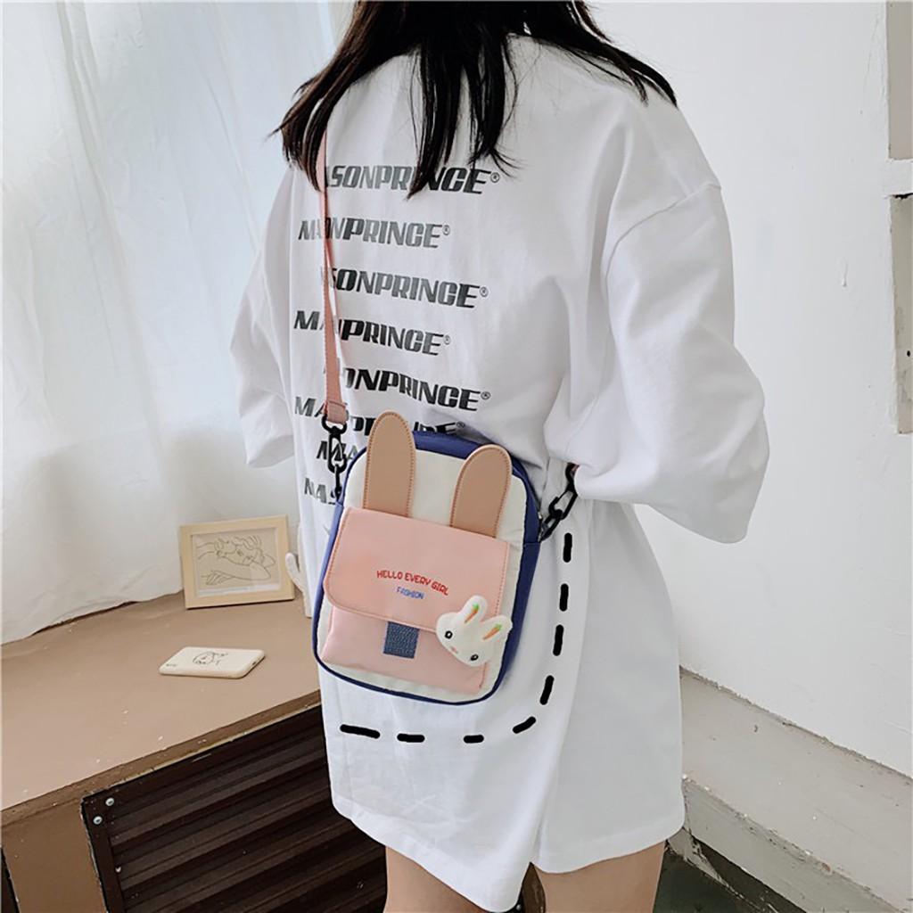 (HÀNG MỚI) Túi tote vải canvas nữ đẹp đeo chéo nhỏ gọn đi học cute dễ thương giá rẻ TV05