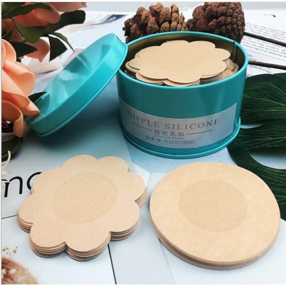 Hộp 30 Miếng Dán Nhũ Hoa Giấy Sử Dụng 1 Lần Sang Chảnh Cho Bạn Gái-NEW