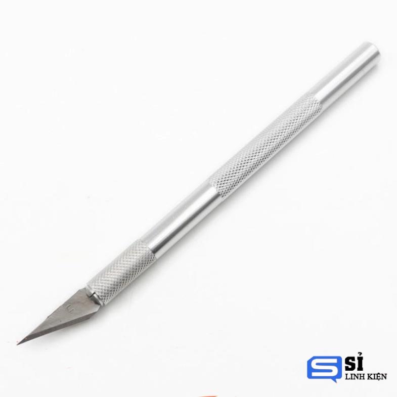 Bộ Dao Khắc Đa Năng, chạm trổ Gỗ thẩm mỹ Cán Nhôm Dài 14cm