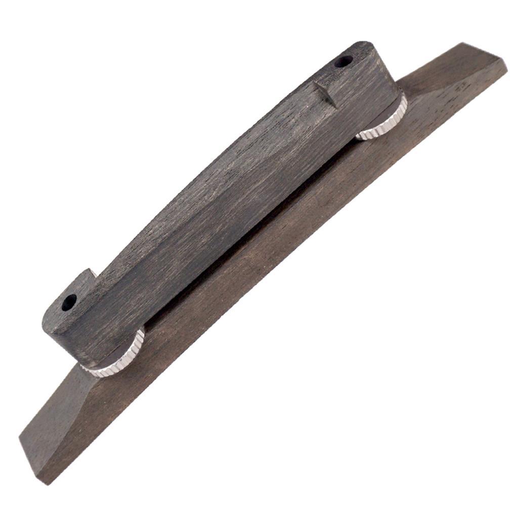 Unslotted Rosewood Guitar Bridge for Archtop Jazz Guitar Replacement Parts