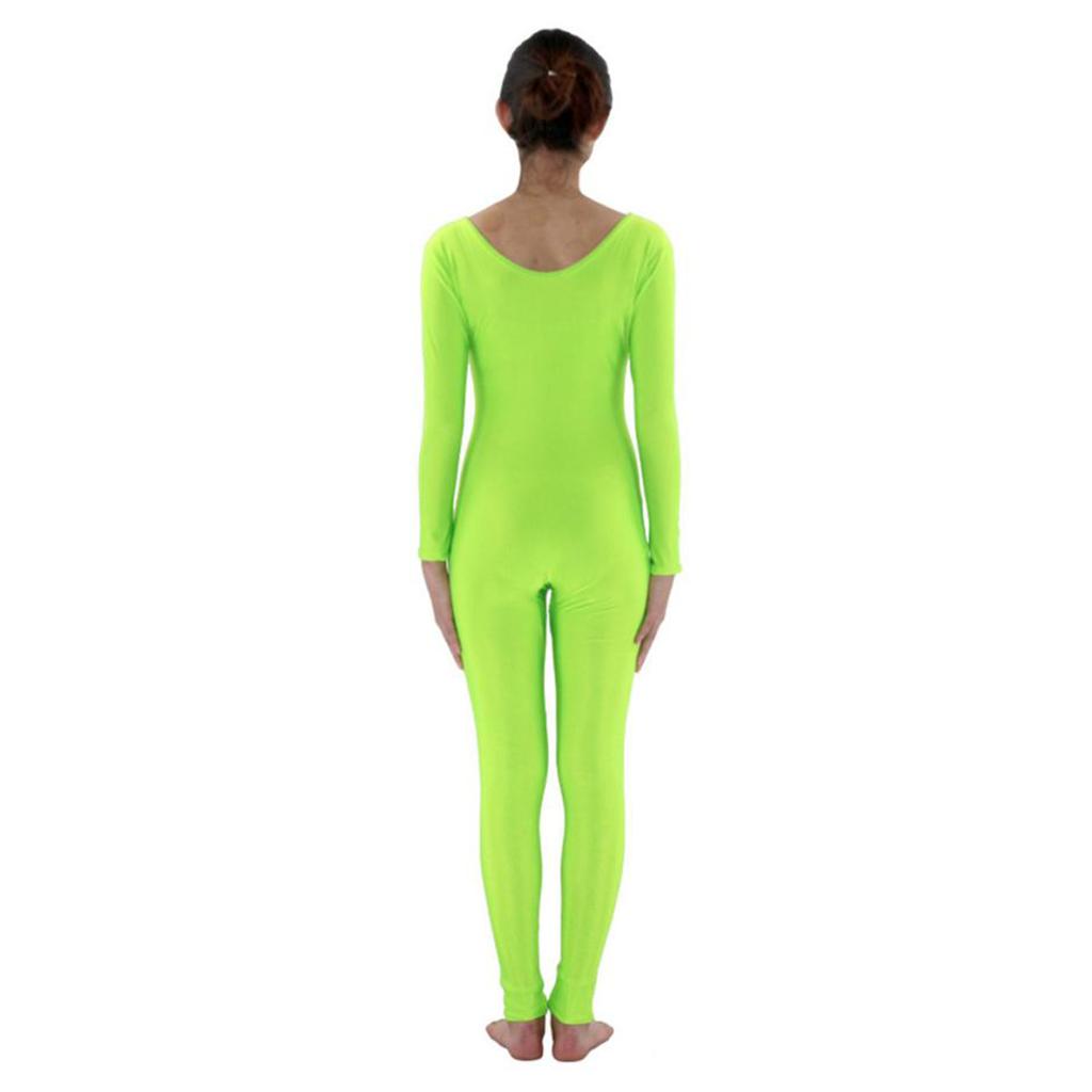 Women's Stretch Spandex Bodysuit Full Body Unitard Dance Costume