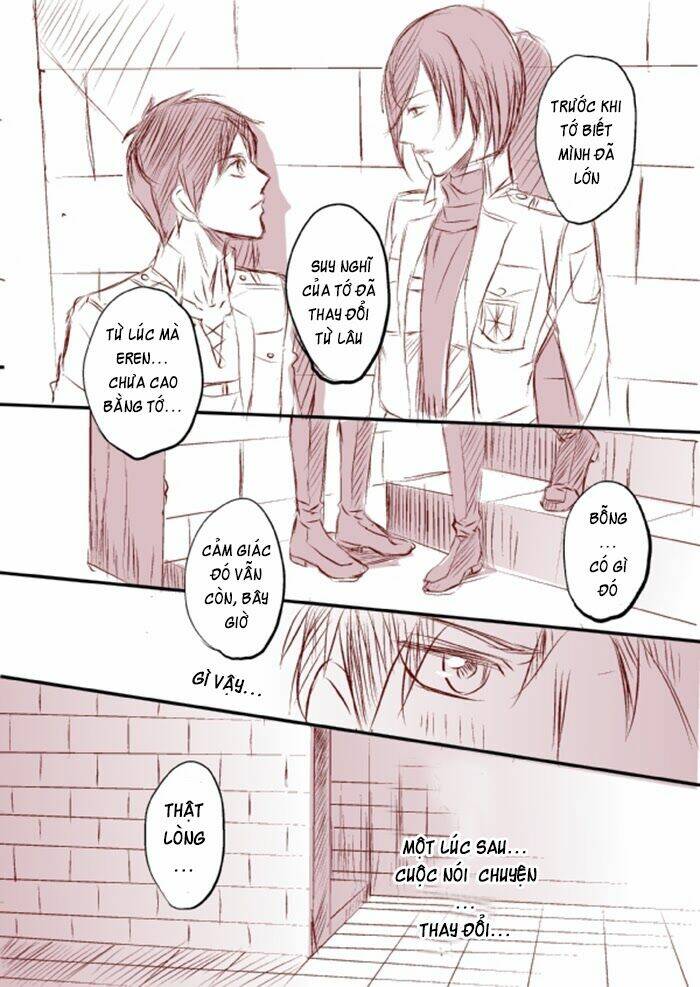tấn công người khổng lồ - doujinshi eren x mikasa chapter 36 9