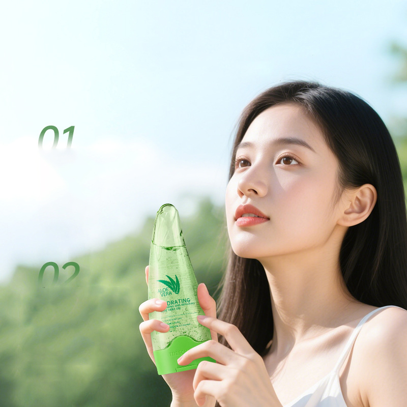 Gel lô hội dưỡng ẩm, làm dịu da Treechada Aloe Vera Hydrating Thái Lan 160g