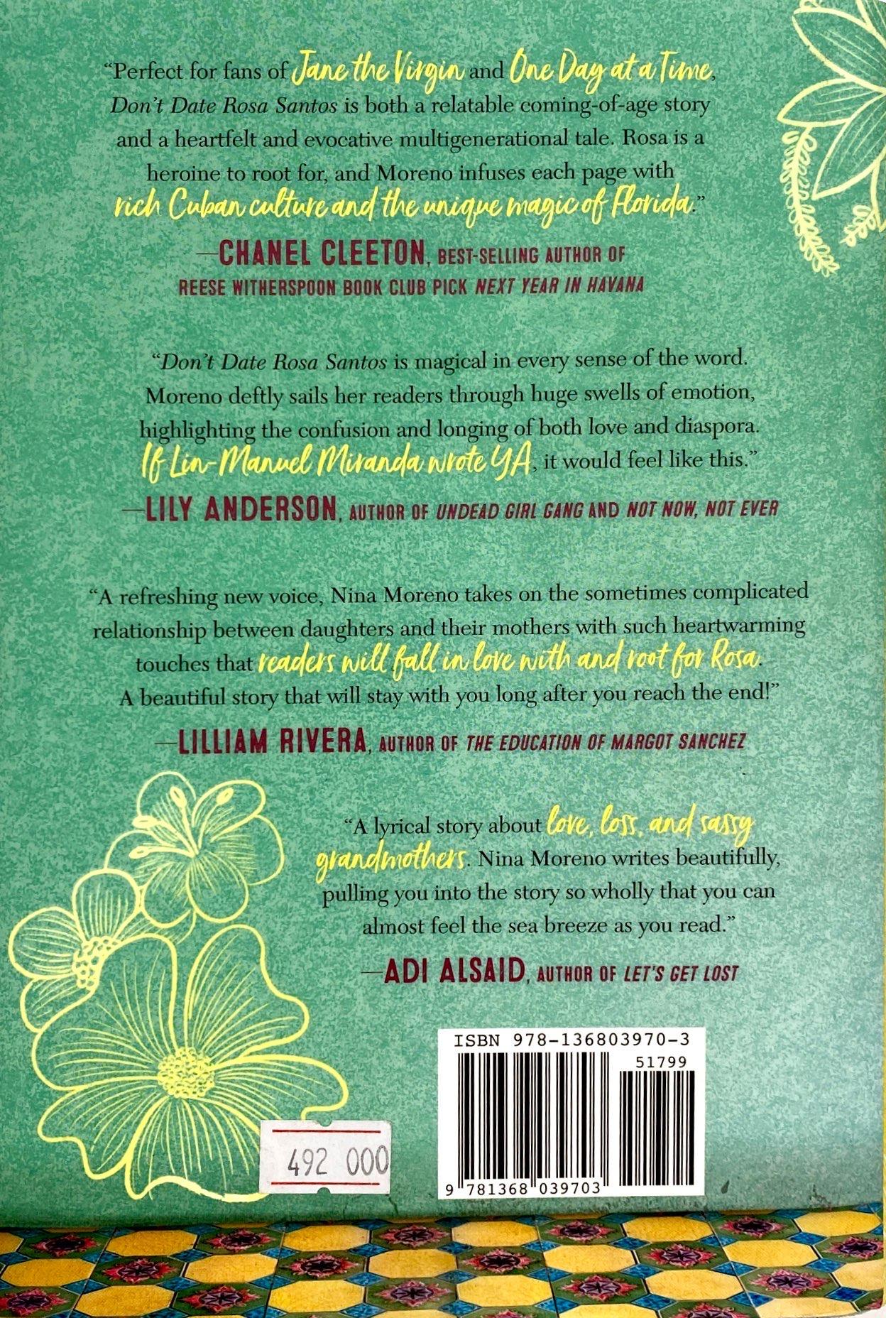 Sách Don't Date Rosa Santos