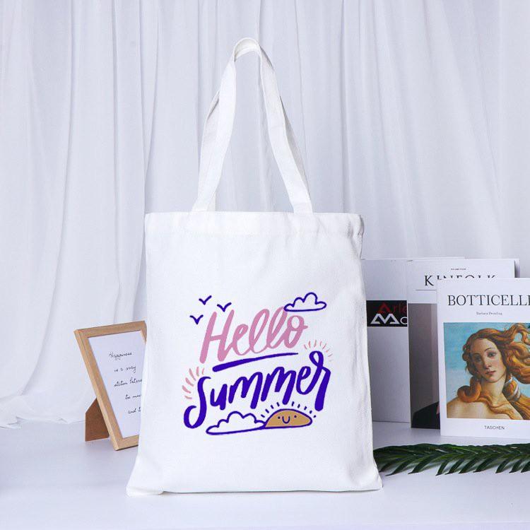 20 mẫu hot Túi tote vải canvas đựng đồ, đi học, đi chơi cá tính