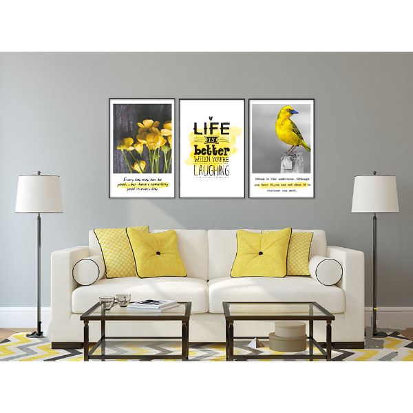 Bộ 3 Tranh Life Is Better