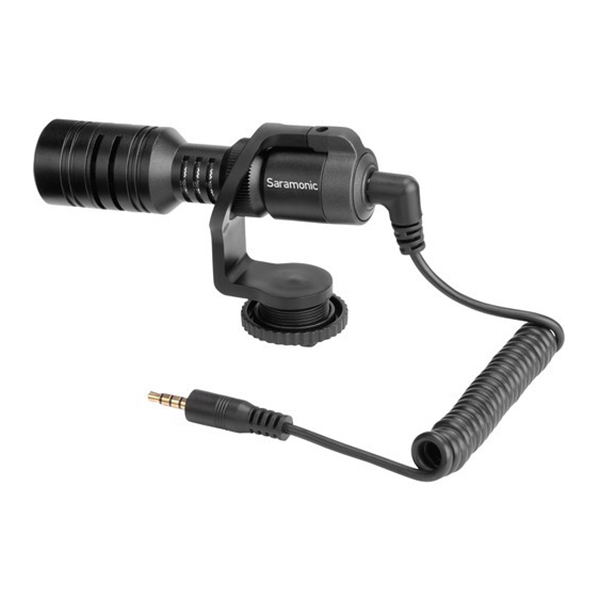 Micro Video Mini Saramonic Vmic Mini Cho Máy Ảnh DSLR Và Điện Thoại - Hàng Chính Hãng