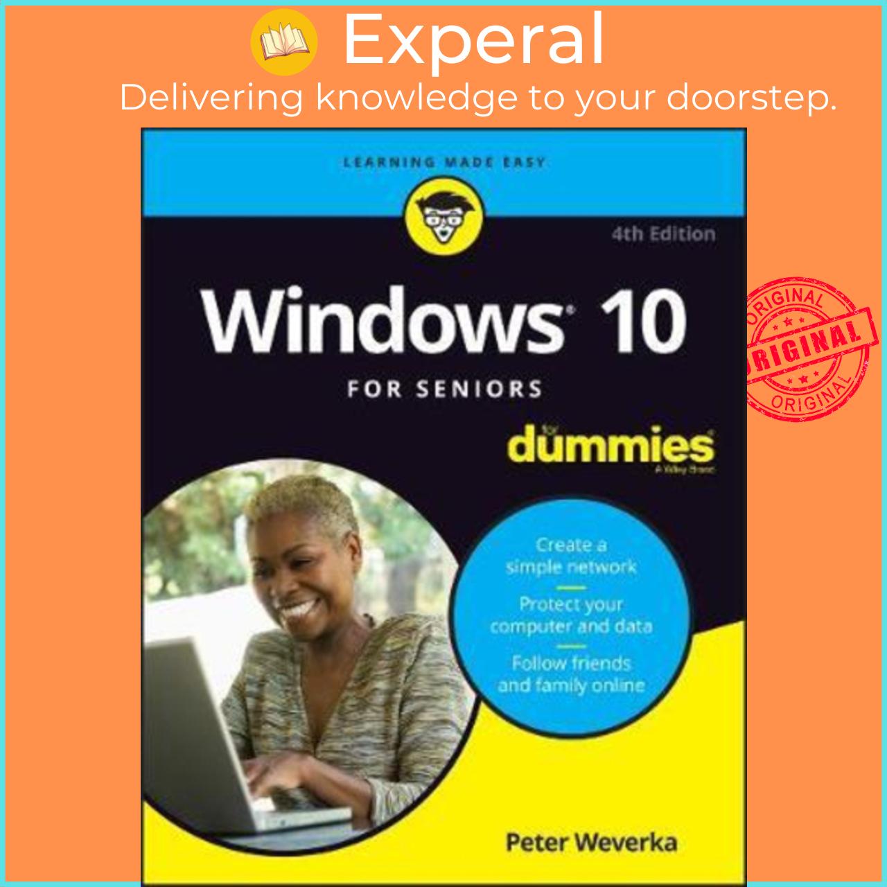 Sách - Windows 10 For Seniors For Dummies by Peter Weverka (US edition, paperback)