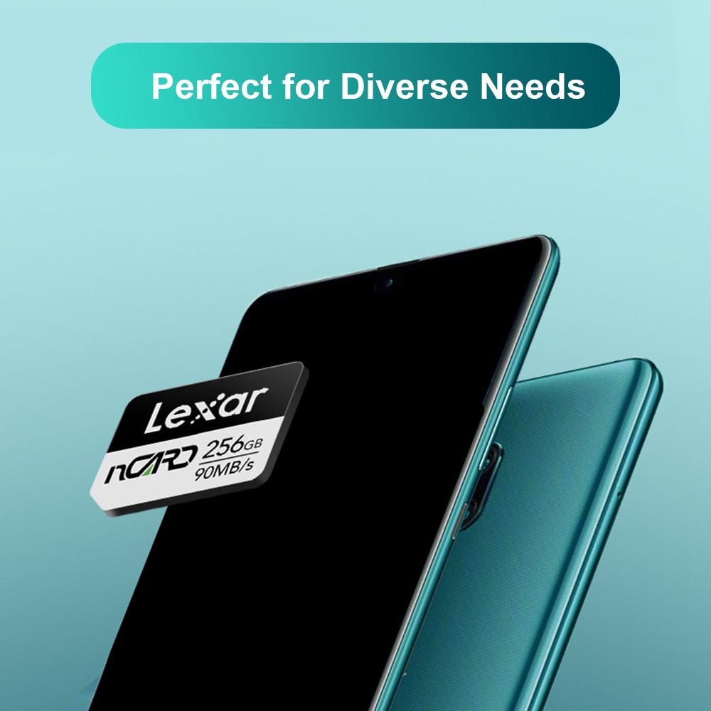 Lexar Micro TF Card 64G/128G/256G 90MB/S Compatible with HUAWEI Mate20/30/P30PRO Mini Portable