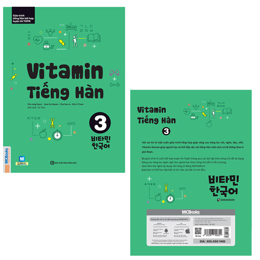 Sách Vitamin tiếng Hàn 3-Sách Tự Học-Tiếng Hàn