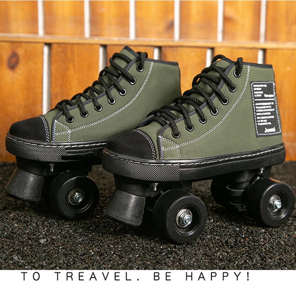 Giày patin 2 hàng bánh người lớn đi được ngay không sợ ngã có size từ 37-44, quà tặng năm mới