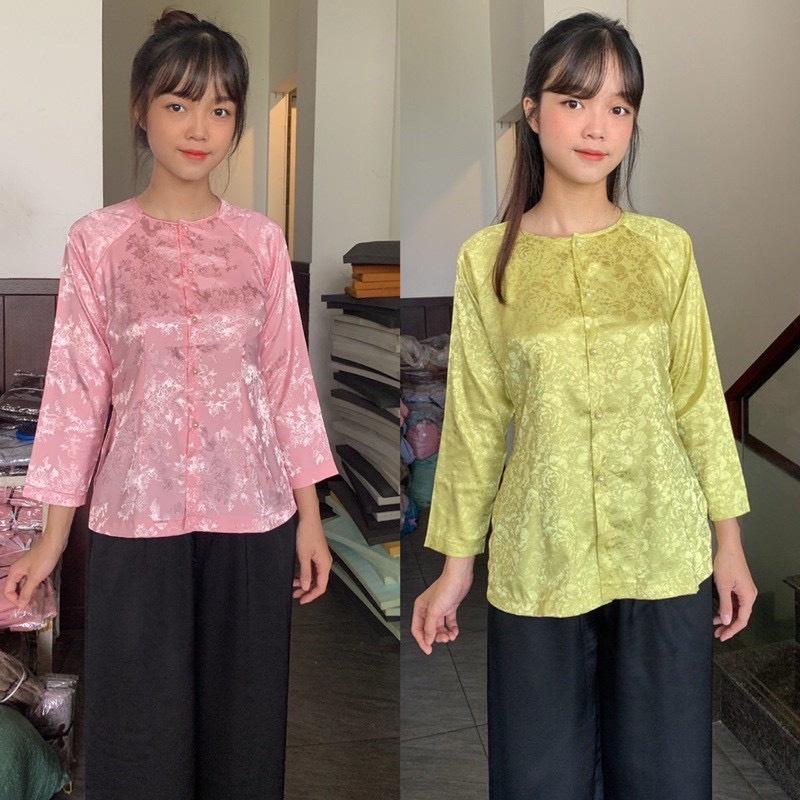 Đồ Lam Đi Chùa # Bà Ba Gấm Cao Cấp Mát # Quần Áo # Đồ Bộ Nữ