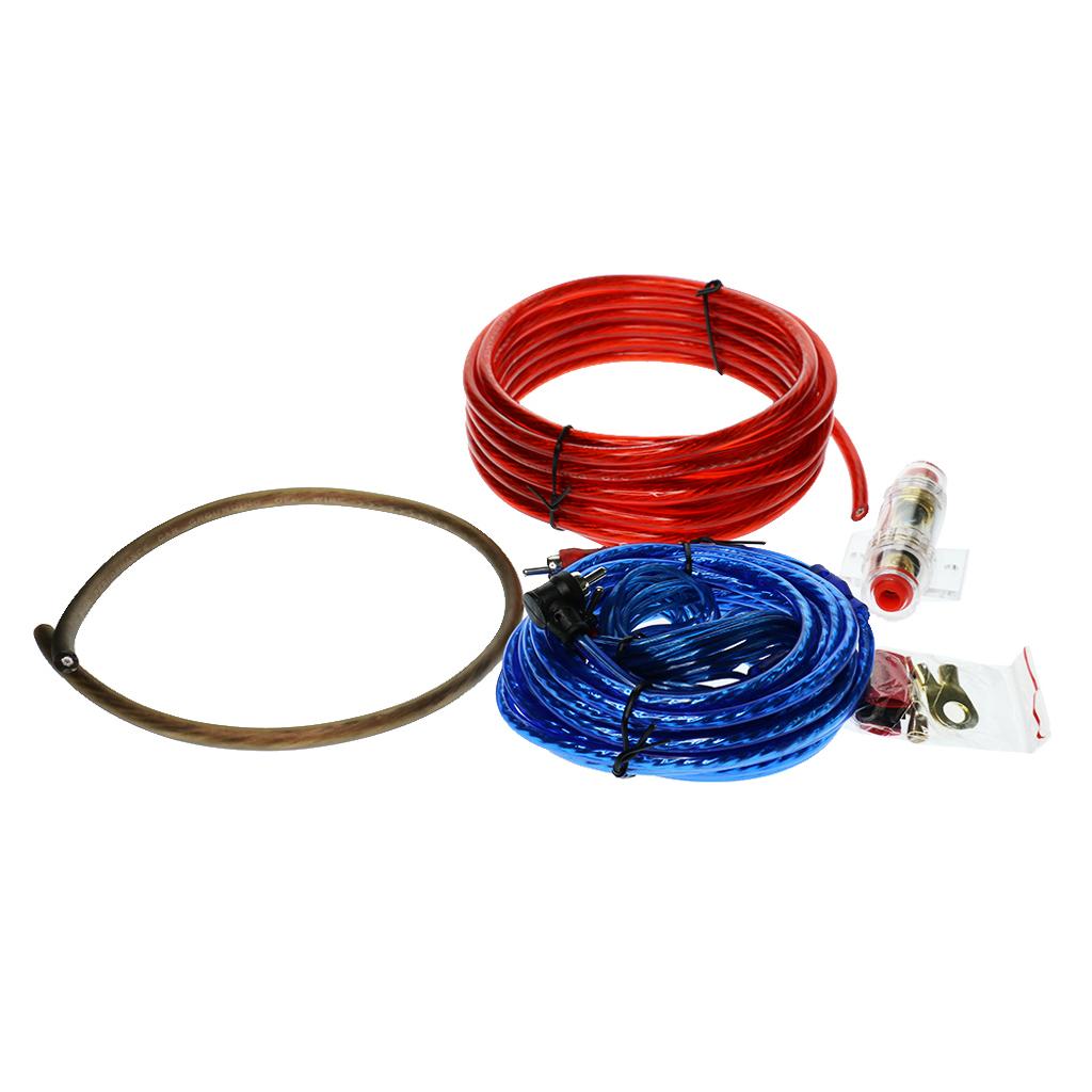 4pcs Replacement Car Stereo Audio Subwoofer  Wiring Cable Set