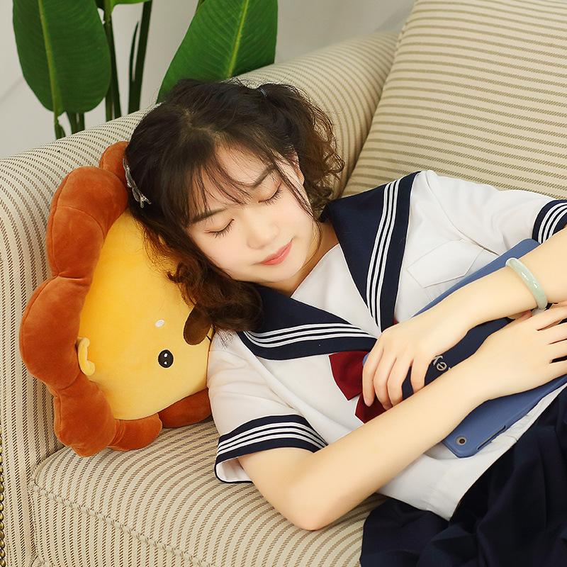 Dễ Thương Mềm Mại Cua Sư Tử Cá Voi Ngỗng Gối Nhồi Bông Sang Trọng Đồ Chơi Ngủ Trưa Văn Phòng, Gối Thoải Mái Đệm Trang Trí Tặng Búp Bê Dành Cho trẻ Em