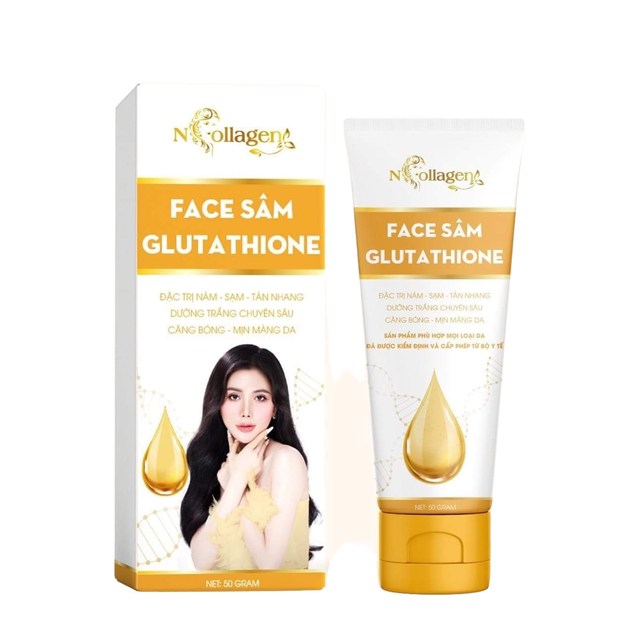 Kem Face Sâm Glutathione Ncollagen