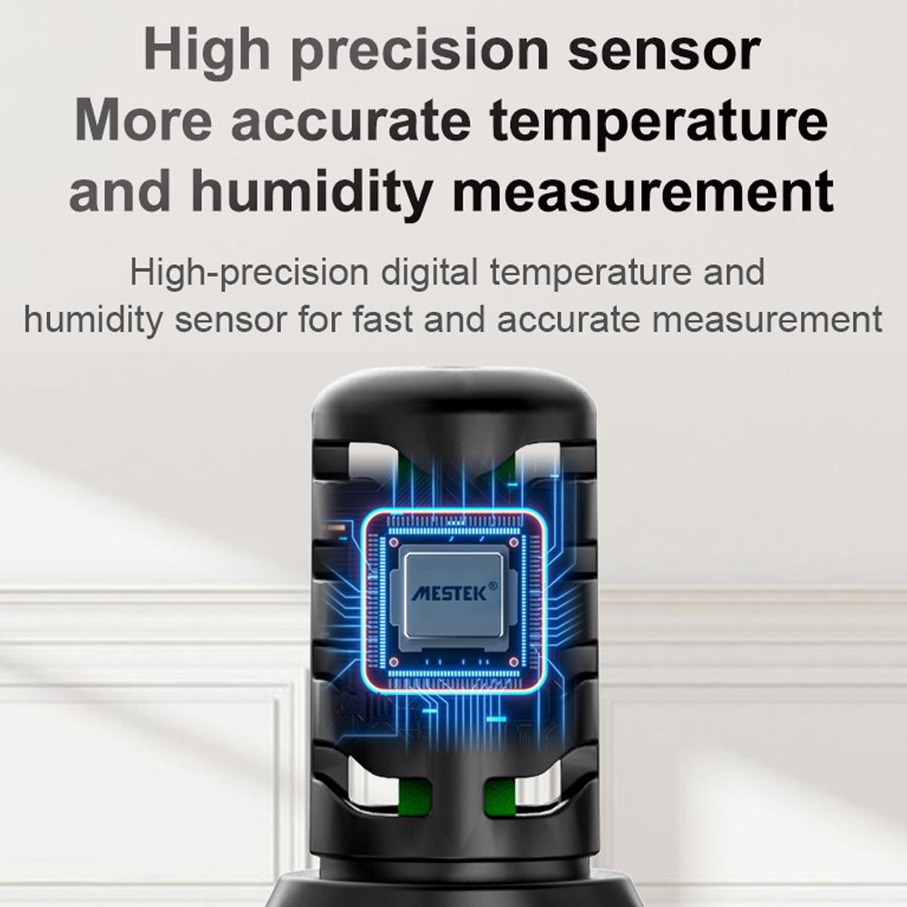 Handheld Digital LCD Display Temperature and Humidity Monitoring Meter Multifunctional Hygrothermograph ℃ and ℉ Switchable